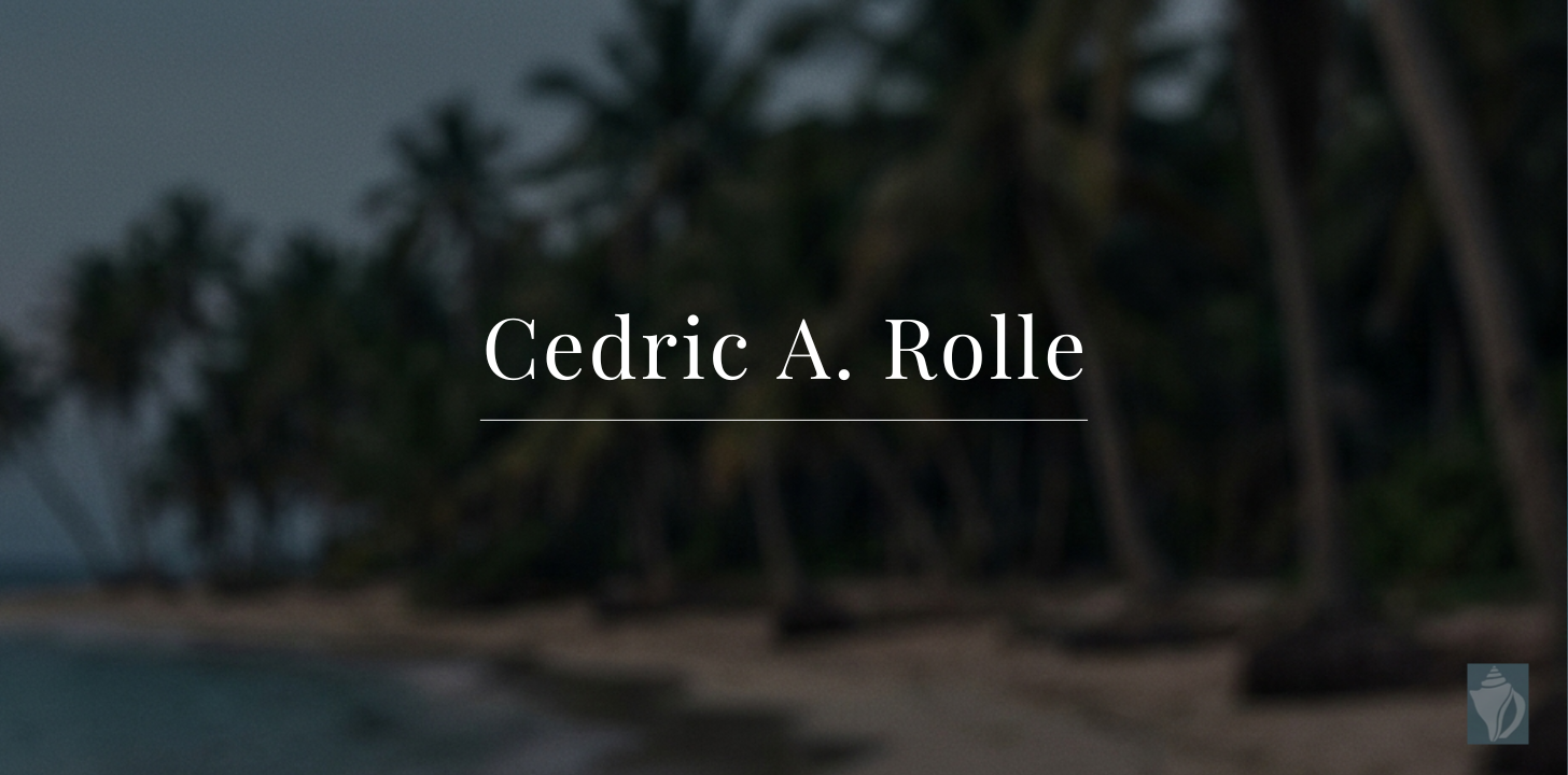 Cedric A. Rolle demo site screenshot